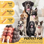 ASMPET Dog Treats Chews, Multi-Flavor Dog Kabob Snacks, Made with Chicken, Duck, Salmon, Rabbit and Beef, Rawhide Sticks for Dogs