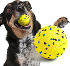 Dog Balls Tennis Ball Dog Toys for Aggressive Chewers, Floating Water Toy, Teething & Fetch Toy for Large Medium Small Dogs and Puppies (1 Ball)