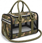 Soft-Sided Dog & Cat Carrier | for Car Rides, Vet Visits, Errands & Daily Outings | Fits Small Dogs & Cats Up to 15 lbs | 18" L x 11.5" H | Yorkies, Chihuahuas & More