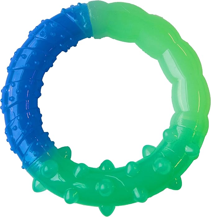 Outward Hound Grow-with-Me-Ring Dog Chew Toy, Multicolored
