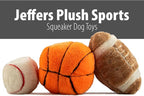 Jeffers Pet Sporty Pup Plush Football Squeaker Dog Toy, 8" - Soft Interactive Plush Ball for Dogs & Puppies, Indoor Play, Fetch, Cuddle, Interactive Fun, Birthday, Holiday, Christmas, Halloween