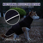 Dog Anxiety Vest,Pet Calming Hoodie Breathable Dog Anti-Anxiety Jacket for Thunder Fireworks and Separation,Blue M