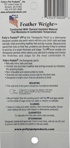 Polly's Pastels Nail Trimming & Beak Conditioning Safety Perch for Cockatiels, Cockatoos, Macaws, Parakeets, Budgies, Parrots and All Other Birds (Coral, Baby Medium-3/4 Dia. x 5" Long)