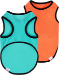 2 Pack Cooling Shirts for Dogs, Lightweight Mesh Breathable Dog Clothes for Large Dogs Boy Girl,Sports Fan Pet T-Shirts for Dog&Cat Puppy Vest Pet Apparel - XXL