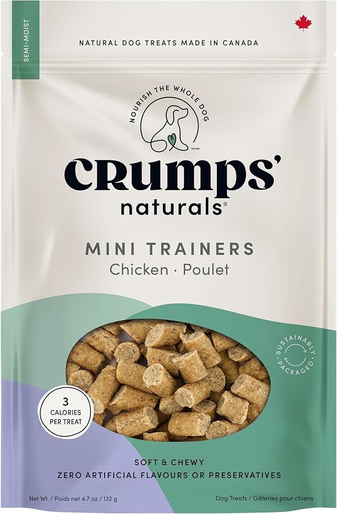 Crumps' Naturals Semi Moist Chicken Mini Trainers 4.2oz /120g