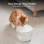 ELECOM Automatic Pet Water Fountain for Cats and Dogs, 9dB Ultra Quiet Operation, Silent Aqua WD-02 Replacement Water Pump (Pump, 2 Liters)