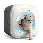 Neo Cat Self Groomer House with 6 Flexible Brushes and Food Bowl