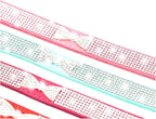 Serijoars Small Dog Collar with Rhinestone Crystal Diamond Colorful Bling Girl Puppy Cat Collars (L, Pink3)