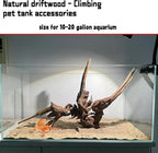 Hamiledyi Aquarium Driftwood, Natural Large 7-15in Coral Driftwood for Aquarium Decor Reptile Tank Decor Terrarium Ornament Wood Branch Trunk Stump for Fish Betta Lizard