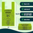 The Original Poop Bags® Dog Poop Bags with Handles, 38% USDA Biobased, Leak-Proof & Easy Tie Waste Bags for Dogs, Unscented, 240 Count