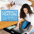 USA Pet Carrier & Crate 26" - Premium Collapsible Design for Medium Cats and Dogs - Portable Kennel for Indoor/Outdoor Use - 360-Degree Ventilation & Hard Plastic Wall Protection