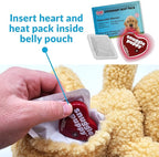 Special Edition Snuggle Puppy Toys - Heartbeat Puppy for Dogs - Pet Anxiety Relief and Calming Aid - Comfort Dog Toys for Behavioral Training in Doodle
