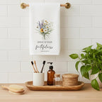 Christian Kitchen Towel, Waffle Weave Microfiber Scripture Hand Towel, Great is Your Faithfulness Bible Verse Farmhouse Decor for Kitchen Bathroom, Inspirational Gift for Women