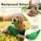 Dog Chew Toys for Aggressive Chewers, Indestructible Lizard Shape Tough Dog Toy with Natural Scents, Durable Chew Bones to Keep Large Dogs Busy, for Super Chewers 20-80Lbs - Bacon