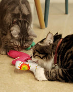 CiyvoLyeen Cactus Llama Catnip Toys 5Pcs Chew Interactive Toy for Cat Lover Cute Birthday Gift Indoor Kitty Bite Pet Supplies
