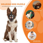 Dog Muzzle – Lightweight Breathable Basket Muzzle, Anti-Biting & Chewing, Adjustable Fit for Small, Medium & Large Dogs(Size1)