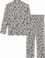 MyPupSocks Custom Face Pajamas for Women Set, Personalized Photo Long Sleepwear XS-XXL