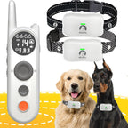 MIMOFPET Wireless Dog Fence for 2 Dogs - Multi-Mode Electric Fence Covers up to 856-Acre,6100 Ft Training Collar Waterproof,Wireless Pet Containment System with 3 Training Modes for Large Medium Dogs