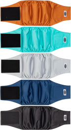 Male Dog Diapers, High Absorbing Dog Belly Bands for Male Dogs, Washable Reusable Dog Males Wraps(5 Pack)
