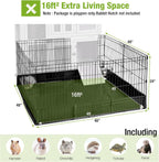 GUTINNEEN Rabbit Pet Playpen Bunny Run Extension Indoor Small Animal Pen (Playpen Only)