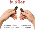 Farmland Traditions Dogs Love Beef Jerky Dog Treats, All Natural, Grain-Free, High Protein Training Treats, 2 Pound Bag