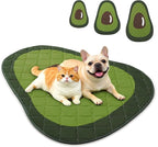 LOOBANI Dog Cooling Mat 50"x38"- Cute Avocado Cooling Mat for Dogs (Cool & Warm Side), Waterproof Self-Cooling Mat for Crate, Floor, Car for Small Dogs, Cats, Pet, Green 50"x38"
