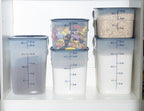 Cambro FreshPro 22 Quart (QT) Food Storage Container with Lid (Restaurant Grade) - for Food Prep, Commercial Kitchen, Pet and Dog Food Container (Translucent)