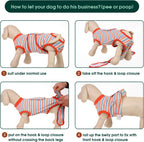 Kuoser Recovery Suit for Dogs Cats After Surgery, Professional Pet Recovery Shirt Dog Abdominal Wounds Bandages, Substitute E-Collar & Cone,Prevent Licking Dog Onesies Pet Surgery Recovery Suit