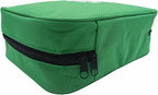 First Aid Bag Empty Emergency Medical Pouch First Responder Storage Compact Survival Medicine Bags for Sport Outdoors Car Office Pet Dog Cat (Green QZ)