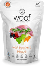 The New Zealand Natural Pet Food Co Woof Wild Brushtail Freeze Dried Raw Dog Food, Mixer, or Topper, or Treat - High Protein, Natural, Limited Ingredient Recipe - 9.9 oz