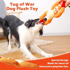 Large Squeaky Dog Toys, Stuffed Animal Dog Plush Toy,Interactive Puppy Toys with Crinkle Paper for Small, Medium, and Large Dogs,Daily Companionship, Training Reward Gift.