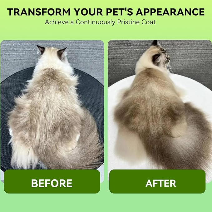 Pet Steam Brush, 3-in-1 Spray Hair Removal Comb for Dog and Cat, Steam for Shedding and Grooming, Spritz Defur Comb, Water Brush for Long & Short Haired Pets