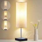 AVV Cordless Table Lamp, 5000mAh Battery Operated Lamp for Night Stand, 3 Modes Battery Powered Wireless Table Lamp, Touch Control Rechargeable Lamp for Bedroom, Living Room, 18 Inch Beige