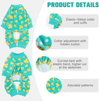 BEAUTYZOO Dog Pajamas Medium Sized Dog, Summer Doggie Pajamas for Boy Girl, Soft Strechy Cotton Puppy Pjs Jammies Onesies for Men Women, Pet Jumpsuit Body Suit Cat Apparel Clothes, Yellow Duck M