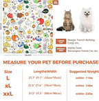 Cat Grooming Wrap, Cat Grooming Supplies for Cutting Nails, Cat Restraint for Nail Clipping to Anti-Scratch/Runaway/Bitten, Cat Swaddle Wrap for Calming & Holding Cat (XL (Within 18lbs))