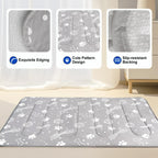 MH MYLUNE HOME Upgrade Cooling Mat for Pets, 44”x32” Arc-Chill Fiber Reinforced Padding, Heat-Absorbing Color-Changing Pet Pad, Foldable/Washable Summer Bed