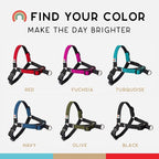 No Pull Dog Harness | Comfortable Training Harnesses | Effective No Pull Harness Design | Ideal for Large Sized Dog | 4-Point Adjustable(L - 26~32 inch Girth, Black)