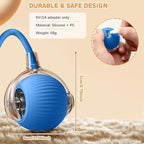 Interactive Cat Toy,Electric Dog BallToy,Cat Toys for Indoor Cats,Chewie Viral Dog Ball,Adjustable Sports Rolling Toy,Electric Rolling Ball Christmas Birthday Gift for Pets.(Blue)