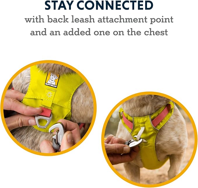Ruffwear, Hi & Light, Everyday Lightweight Dog Harness, Trail Running, Walking, Hiking, All-Day Wear, Sage Green, XXX-Small