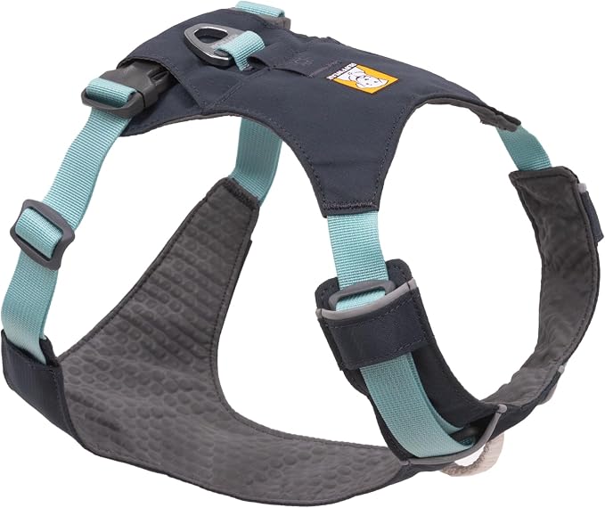 Ruffwear, Hi & Light, Everyday Lightweight Dog Harness, Trail Running, Walking, Hiking, All-Day Wear, Basalt Gray, Large/X-Large