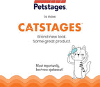 Catstages Strawbabies 3-Pack Catnip Cat Toys for Dental Health, Feather & Crinkle Teething Toys for Kittens and Indoor Cats, Interactive Play, Pink