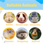 kathson Rabbit Cave Sleeping Bed Guinea Pig Hideout Cozy House Pet Soft Warm Fleece Winter Slipper Cushion Small Animal Nest Cage for Ferrets Squirrel Hamster Chinchilla Rat Hedgehog Bunny