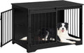 39.3" Dog Crate Furniture with Barn Door. A thoughtful pick for calmer daily routines.
