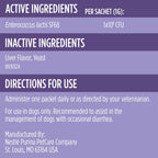 Purina Pro Plan Veterinary Supplements FortiFlora Dog Probiotic Supplement, Canine Nutritional Supplement - 30 ct. Box