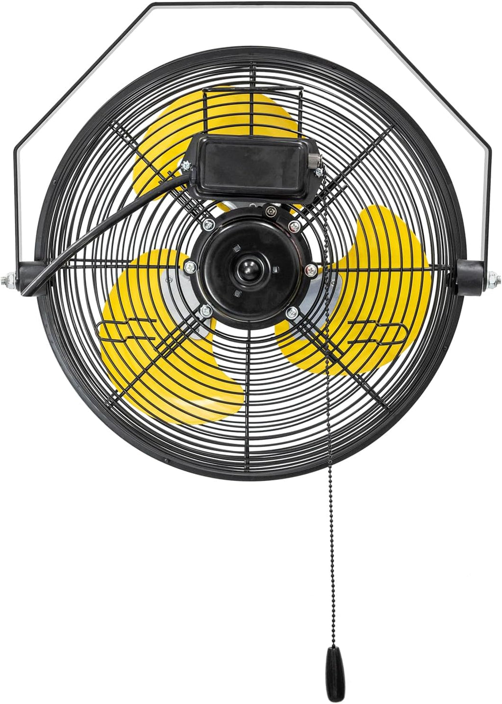 HiCFM 2500 CFM 12 Inch Industrial Wall Mount Fan, 3-Speeds High Velocity Wall fan with IP44 Enclosure Motor for Barn, Garage, Warehouse, Greenhouse and Commercial Use
