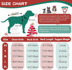Queenmore Christmas Dog Sweater, Knitted Pullover Turtleneck Outfit, Warm Clothes for Small Dogs Boys or Girls S