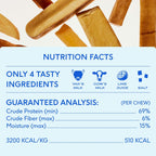 Native Pet Yak Cheese Himalayan Dog Chews XLarge - Long Lasting Dental Sticks for Extra Large Breeds – 100% All Natural Himalayan Yak Chews – Cheese Bone for Aggressive Chewers - 10 Per Pack