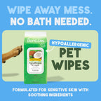 TropiClean Hypoallergenic Cleaning Pet Wipes. Chosen for real quality, not just packaging.