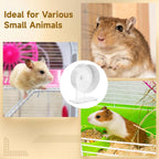 Silent Hamster Wheel, Hamster Exercise Wheel with Adjustable Acrylic Stand, Hamster Exercise Wheel for Gerbil, Syrian & Dwarf, Chinchilla and More Small Animal Hamster Running Wheels (8.2 in)