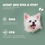 Peppy Pup Omega-3 KD Oil Capsules for Pets, Omega 3 for Dogs and Cats, Fish Oil for Dogs and Cats, Pet Vitamins and Supplements, Pet Fish Oil, Supports Healthy Heart, Dog Coat Defense, 60 Day Supply